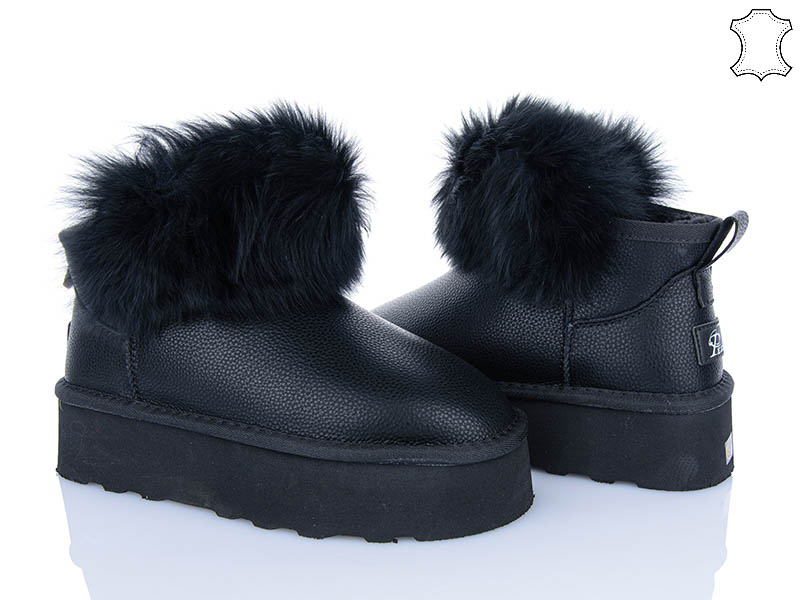 Угги Мир (36-41) 4224-5860-1 black (зима)