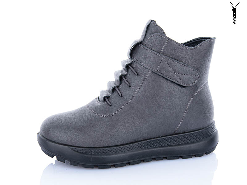 Ботинки ABA (37-42) 60988 grey (зима)