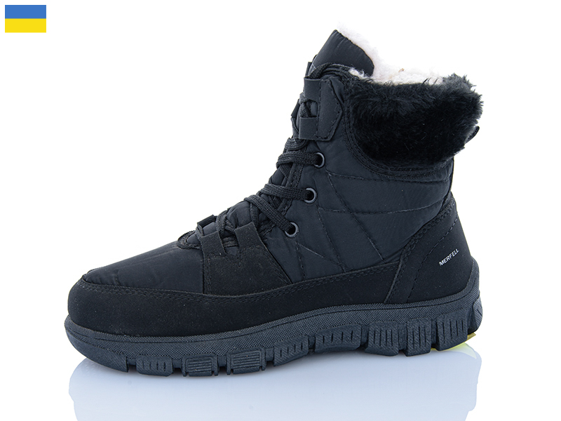Ботинки M&L ALEX14 (36-41) B321 чорний (зима)