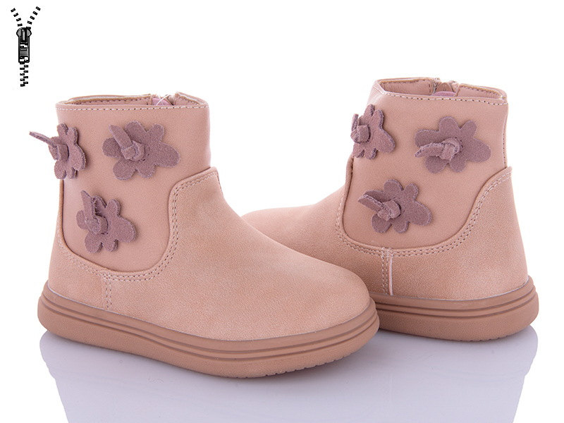 Ботинки Clibee (21-26) M466 pink (зима)
