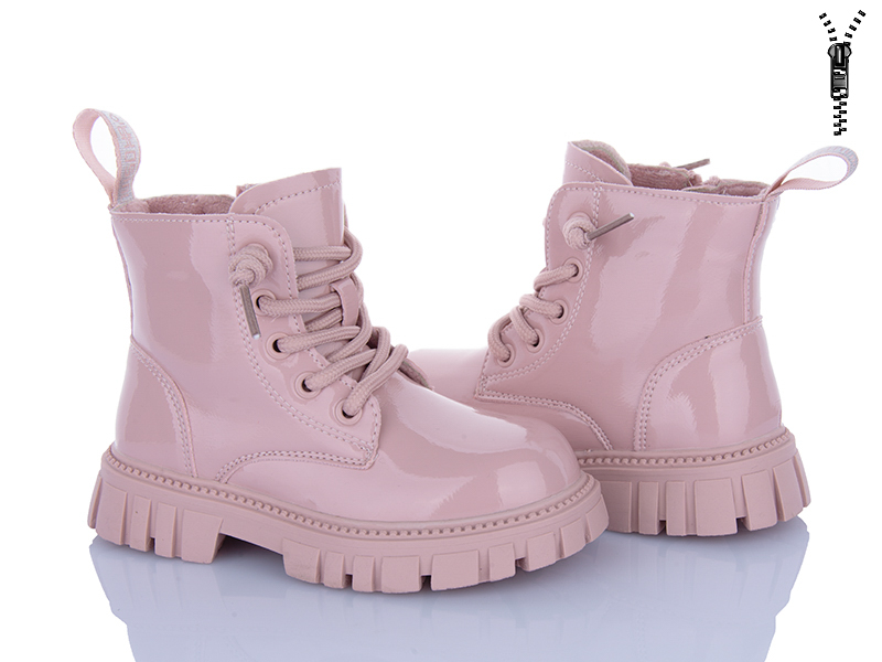 Ботинки Clibee (26-31) N421 фліс&nbsp; pink (деми)