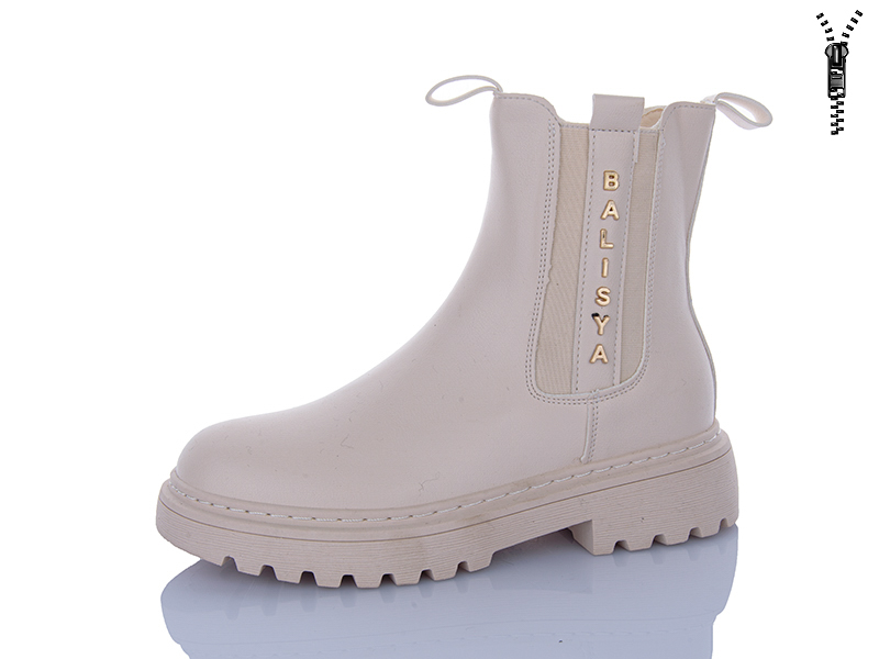 Ботинки ABA (36-41) 25-10 beige (деми)