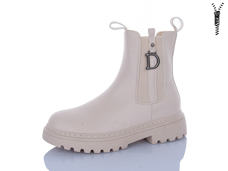 Ботинки ABA (36-41) 25-14 beige (деми)