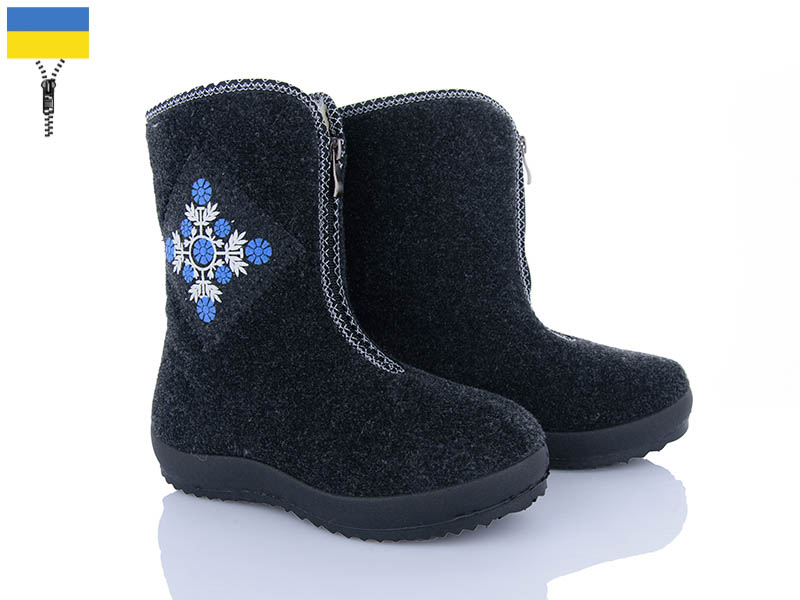 Бурки Roks (37-41) Progress P8 сірий (зима)