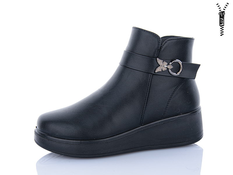Ботинки ABA (37-43) G13-1 black (зима)