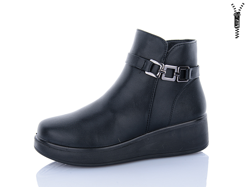 Ботинки ABA (37-43) G15-1 black (зима)