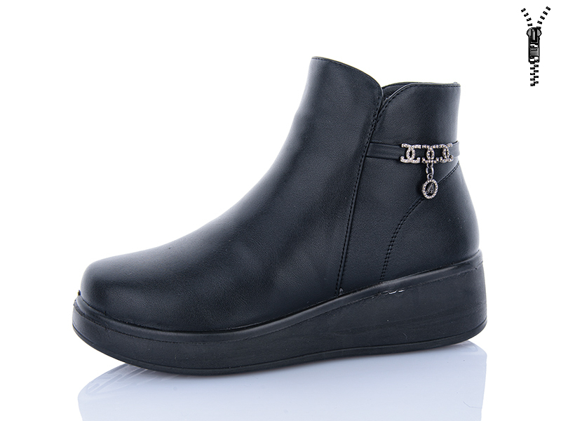 Ботинки ABA (37-43) G16-1 black (зима)