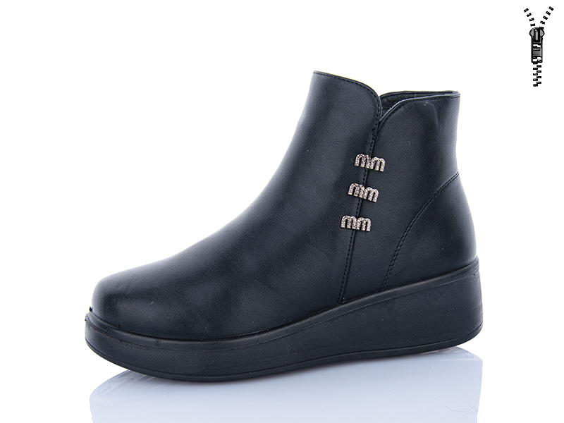 Ботинки ABA (37-43) G17-1 black (зима)