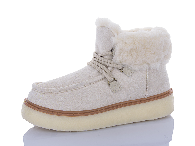 Ботинки ABA (36-41) G20-2 beige (зима)