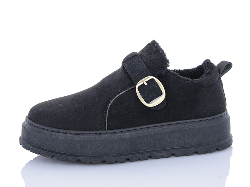 Туфли ABA (36-41) T1010 black (зима)