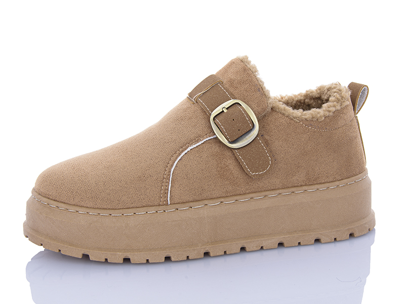 Туфли ABA (36-41) T1010 camel (зима)