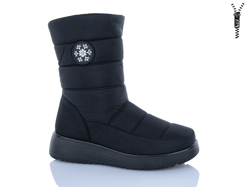 Дутики Minghong (37-42) 292 black (зима)