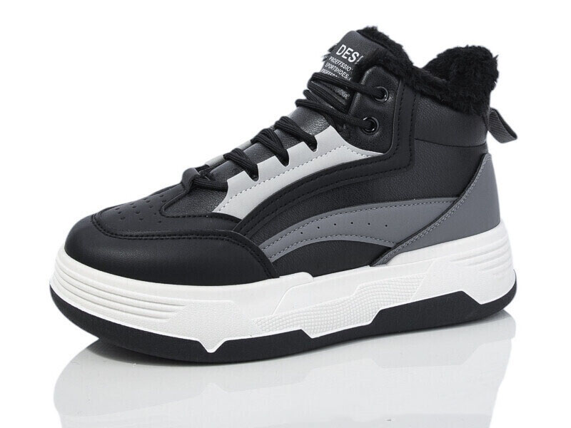 Кроссовки OkShoes (36-41) YB060-1 (зима)