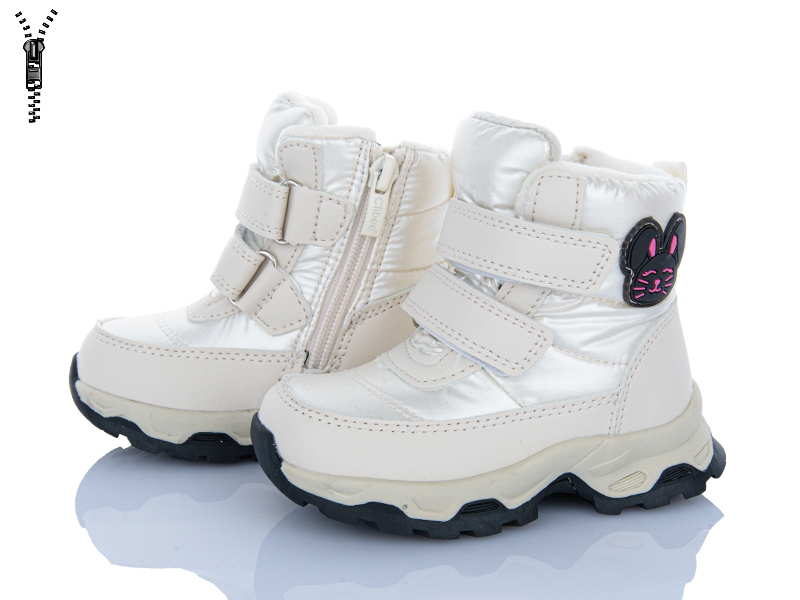 Ботинки Apawwa (22-27) HA563 beige-peach (зима)