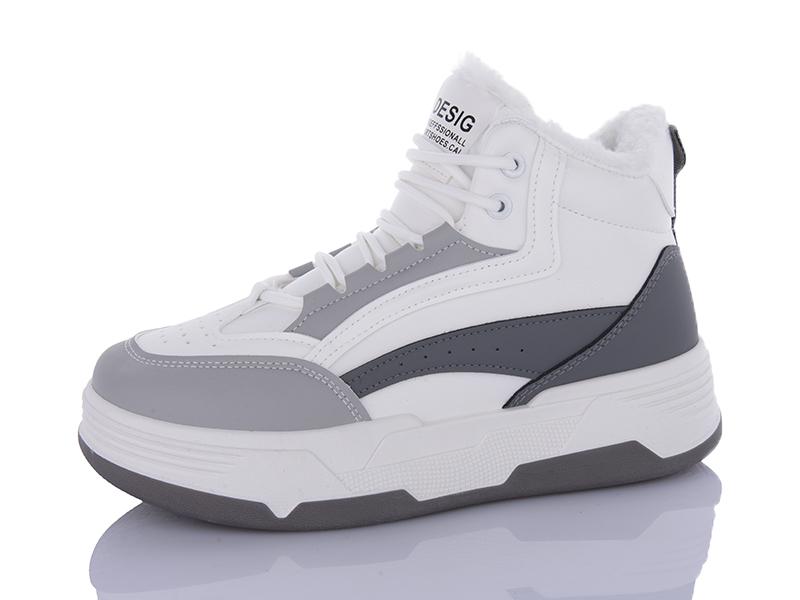 Кроссовки OkShoes (36-41) YB060-2 (зима)
