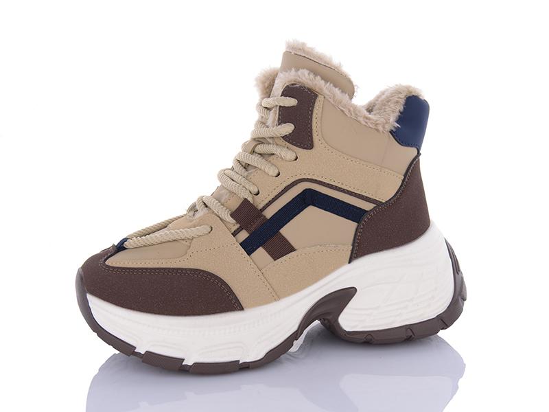 Кроссовки OkShoes (36-41) YB061-2 (зима)