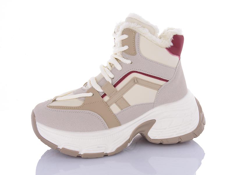 Кроссовки OkShoes (36-41) YB061-3 (зима)