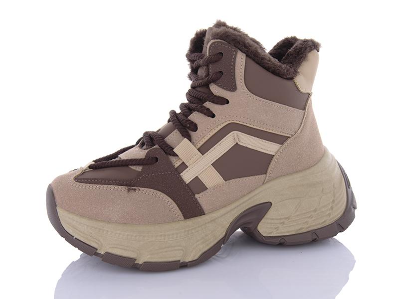 Кроссовки OkShoes (36-41) YB061-4 (зима)
