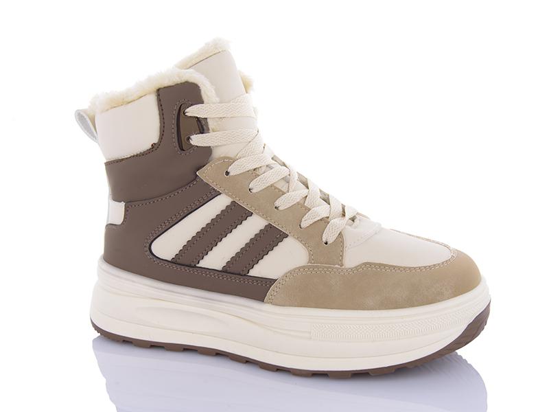 Кроссовки OkShoes (36-41) YB069-3 (зима)