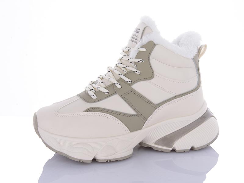 Кроссовки OkShoes (36-41) YB071-3 (зима)