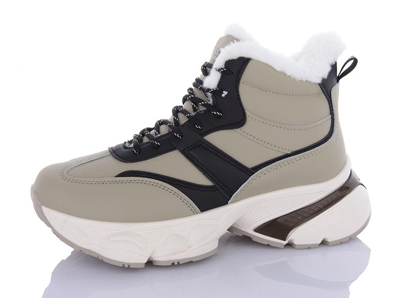 Кроссовки OkShoes (36-41) YB071-4 (зима)