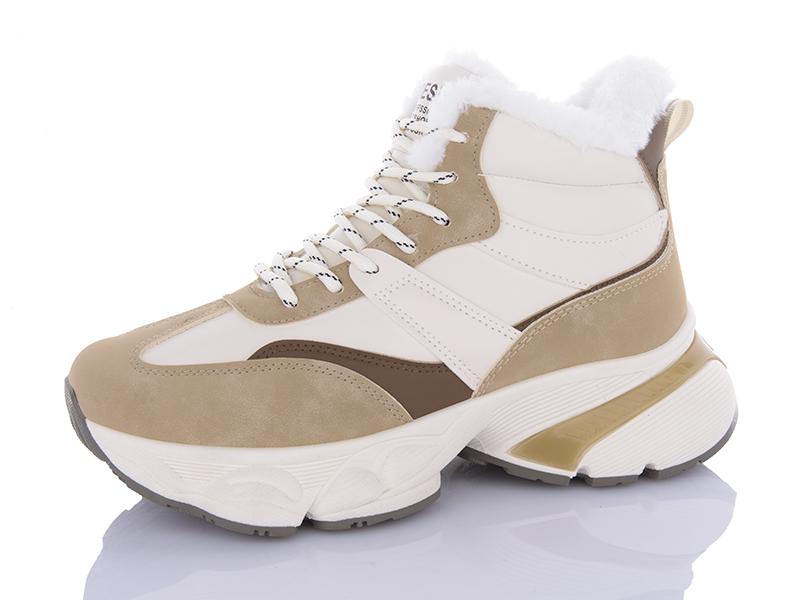 Кроссовки OkShoes (36-41) YB071-5 (зима)