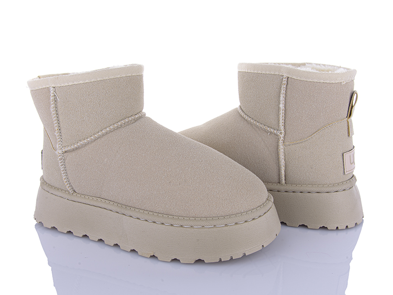Угги DeMur (36-40) 231011-4 beige-2025 (зима)