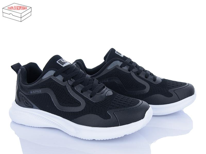Кроссовки Sindikat (41-46) M003 black (деми)