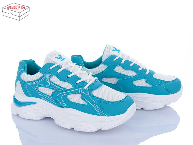 Кроссовки Sindikat (37-41) M3 white-green (деми)