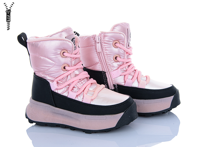 Ботинки Apawwa (27-32) HB552 pink (зима)