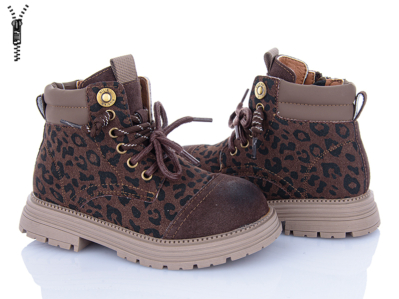 Ботинки Clibee (31-37) A3056 brown (деми)