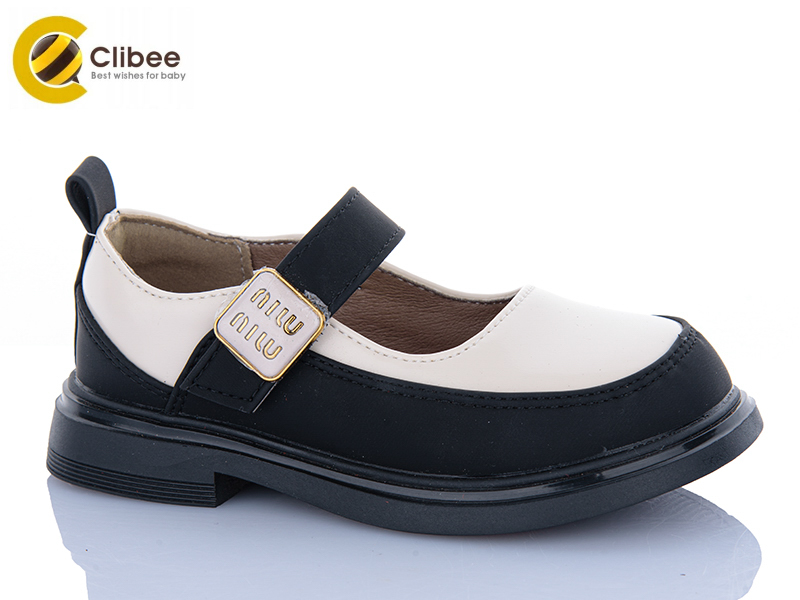 Туфли Clibee-Apawwa (26-30) DB708 beige-black (деми)