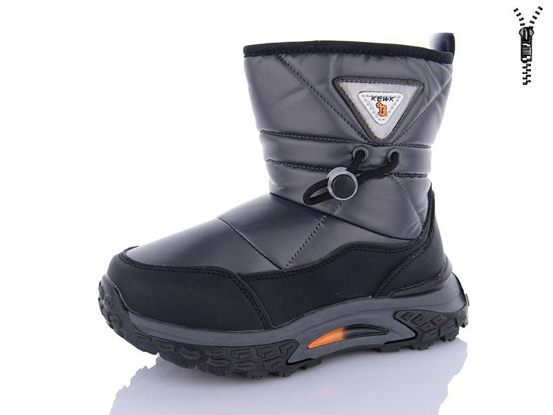 Дутики OkShoes (32-37) 8870-1K (зима)