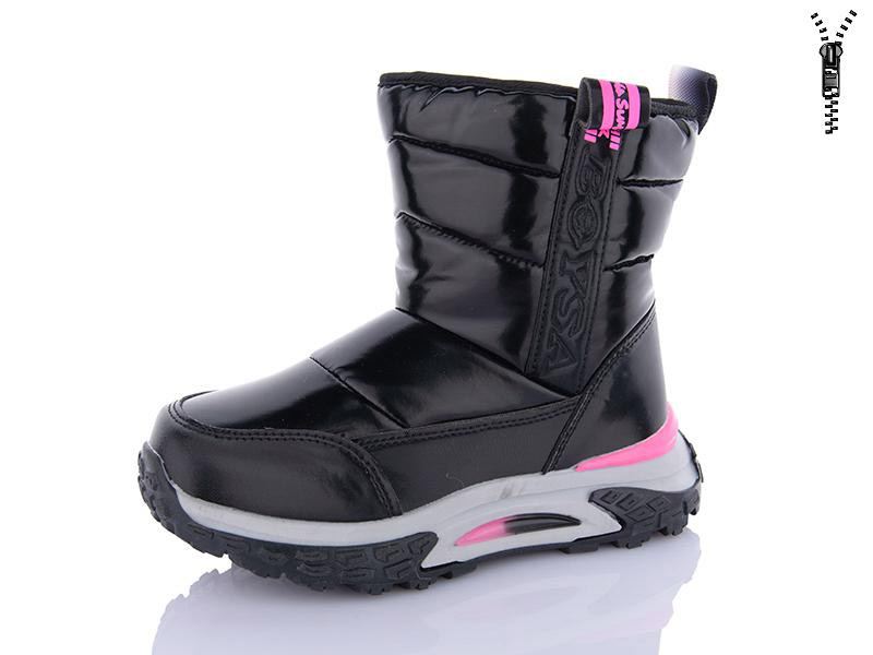 Дутики OkShoes (32-37) 8870-5D (зима)