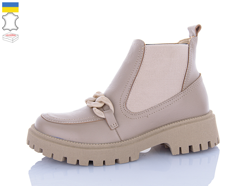 Ботинки QQ Shoes (36-41) 205 латте (зима)