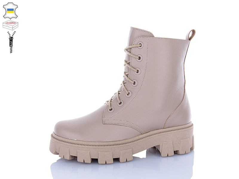 Ботинки QQ Shoes (36-41) 636-1 латте (зима)