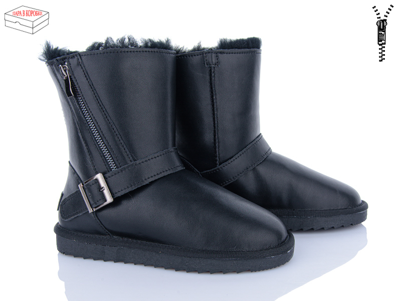 Угги Калория (36-40) 199-10 black (зима)