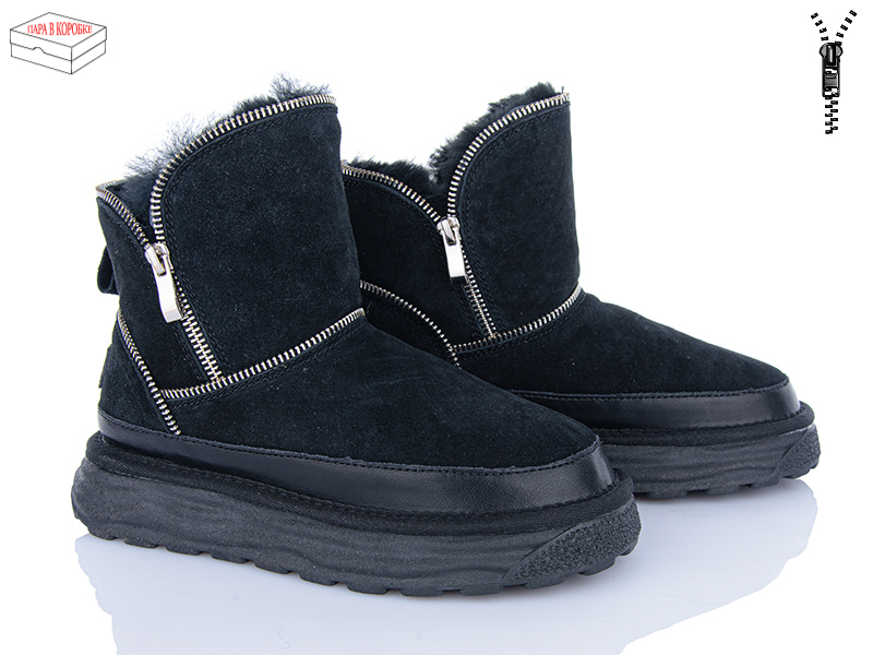 Угги Калория (36-40) 603 black (зима)
