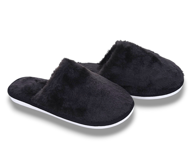 Тапочки Inblu (36-41) N33 чорний (зима)