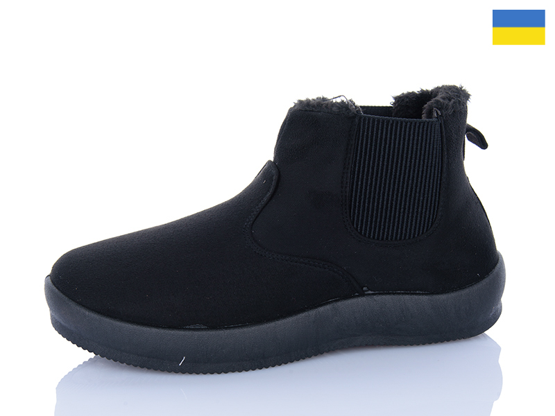 Ботинки Inblu (37-42) D22 чорний (зима)