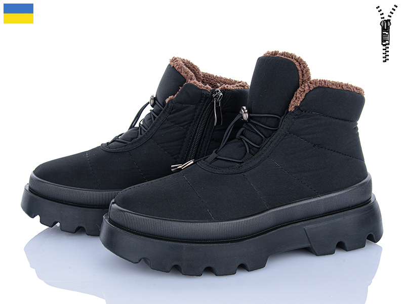 Ботинки Paolla (37-41) 5403 чорний (зима)