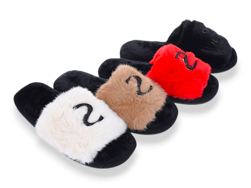 Тапочки Soylu (36-41) WF6033 mix (зима)