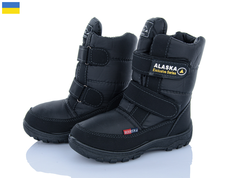 Ботинки Lenase (33-36) Аляска 080 чорний (зима)