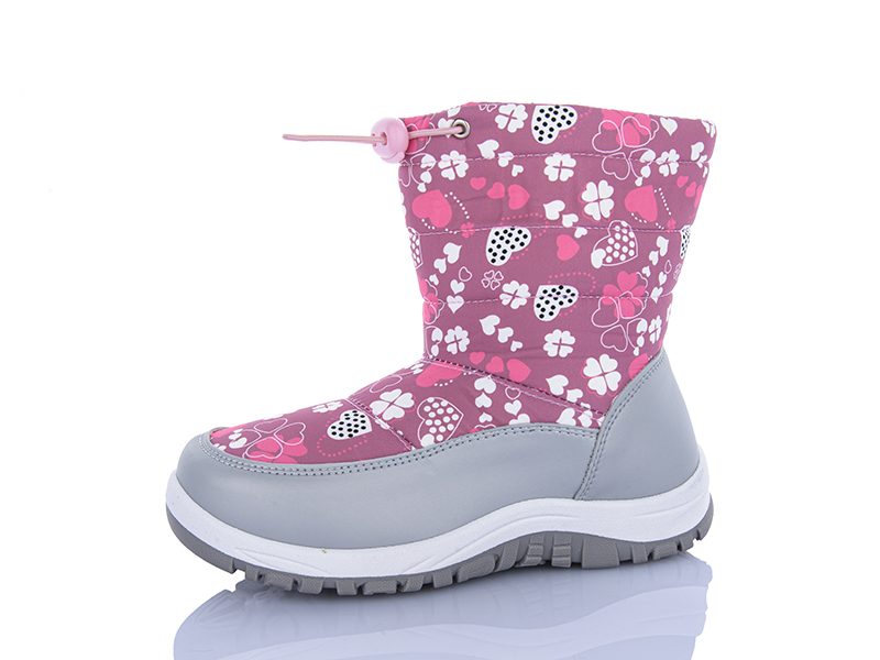Дутики ALEX M&L (28-35) 522-2 pink (зима)