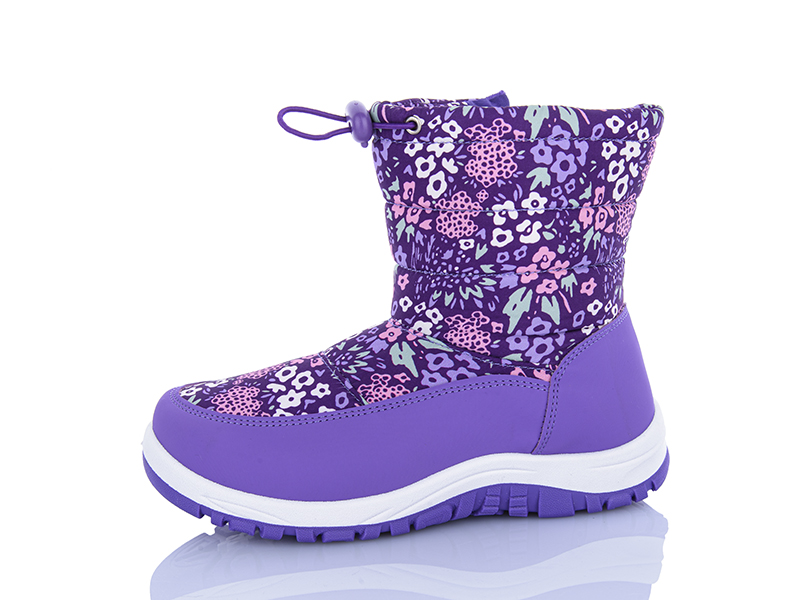 Дутики Sanlin2 (28-35) 528-3 purple (зима)