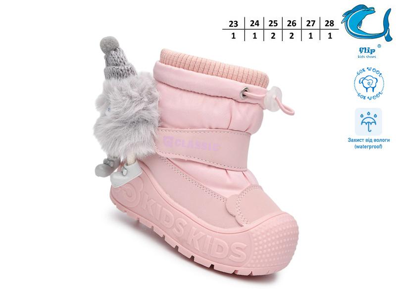 Дутики OkShoes (23-28) 51158A (зима)