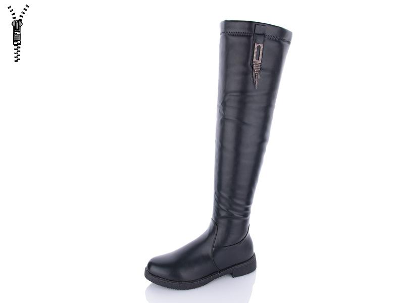 Ботфорты QQ Shoes (36-41) ML9319-1 (зима)