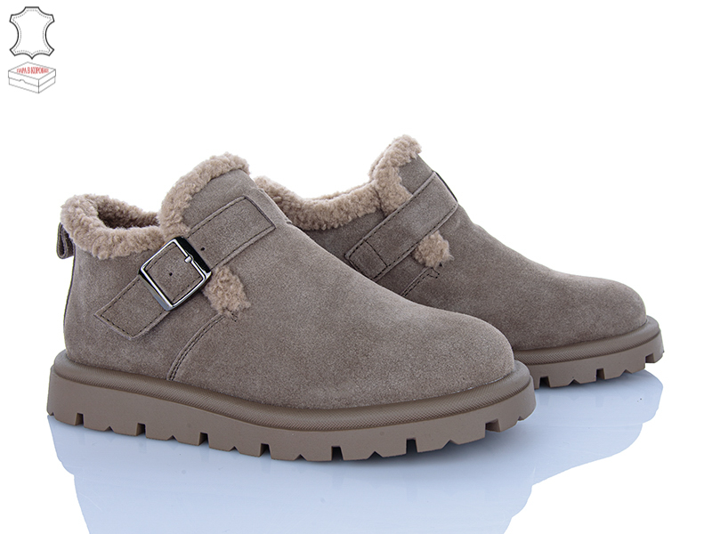 Ботинки Pryama Vigoda (36-41) 4290-B7788-1 khaki (зима)