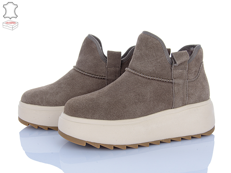 Ботинки Pryama Vigoda (36-41) 4290-B7788-6 khaki (зима)