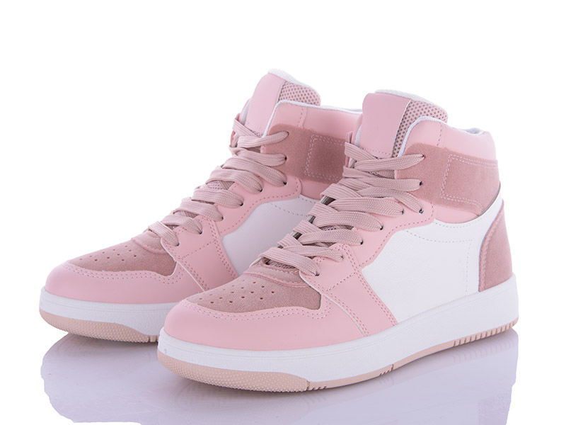 Кроссовки QQ Shoes (36-41) BK70 pink (деми)